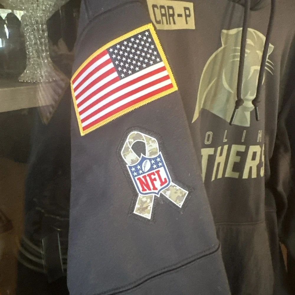 CAROLINA PANTHERS  2020 NIKE NFL Salute to Service Hoodie Men's 2XL